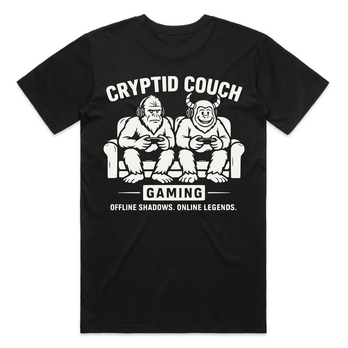 Cryptid Couch Gaming - Black & White