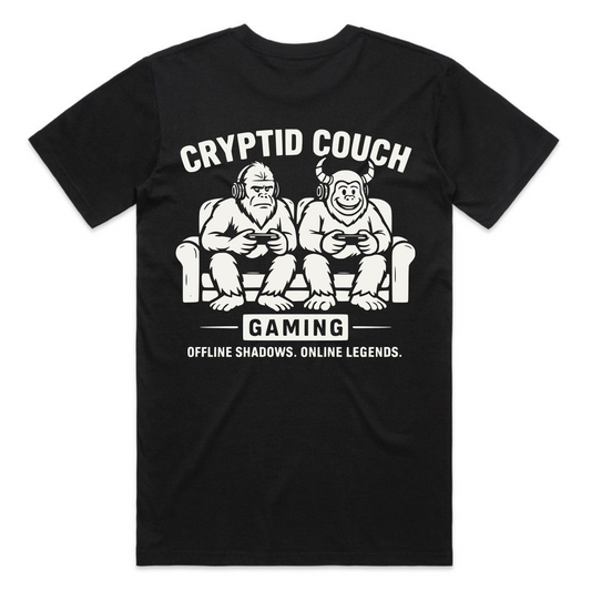 Cryptid Couch Gaming - Black & White